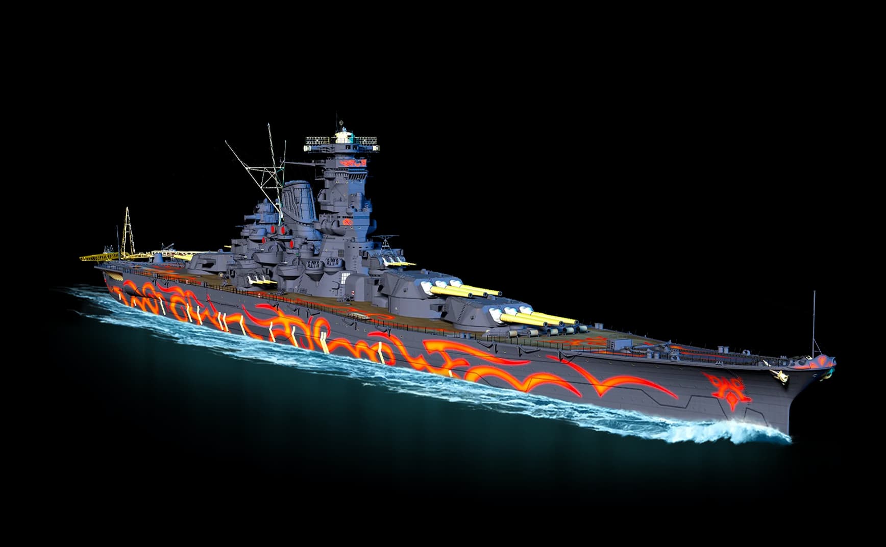 ARP Musashi from World Of Warships: Legends