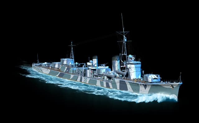 Image of Asashio from World of Warships