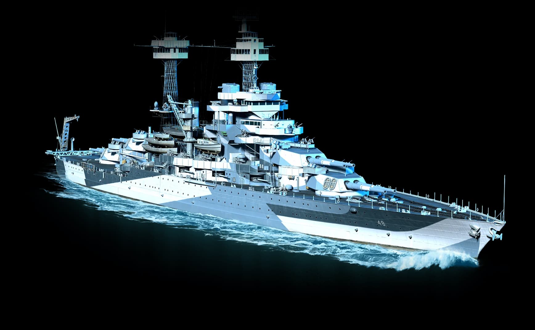 West Virginia from World Of Warships: Legends